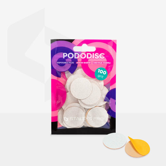 Podo Disk Pads 25mm 100 Grit 50Stk. Staleks