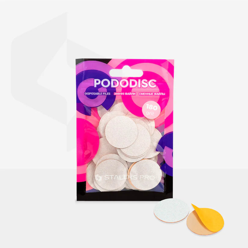 Podo Disk Pads 25mm 180 Grit 50Stk. Staleks