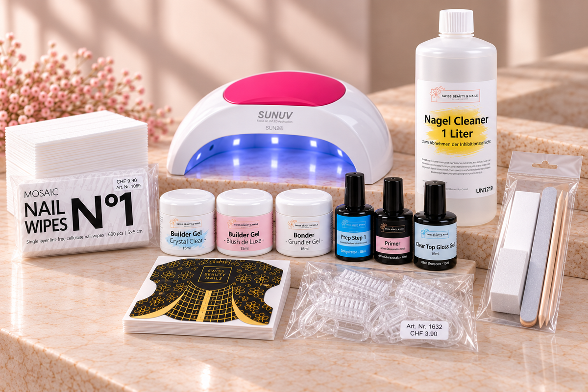 Gel Anfänger Starter Set mit Lampe