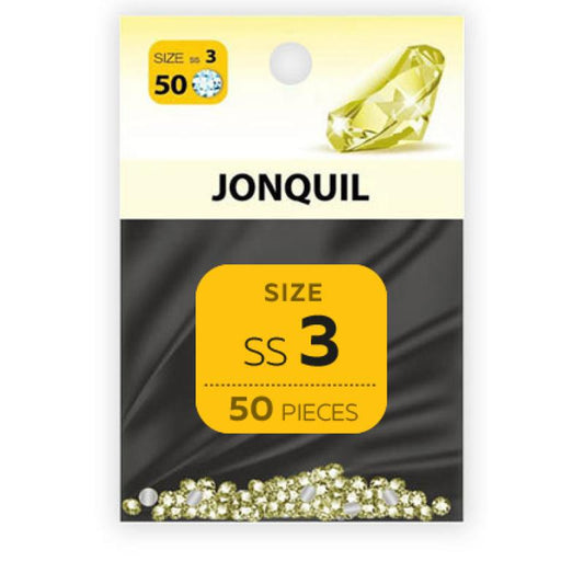 Strass Steine Jonquil SS3 50 Stk.