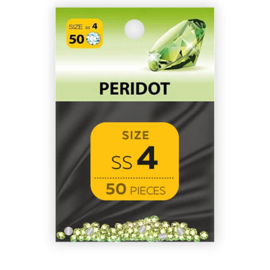 Strass Steine Peridot SS4 50 Stk.