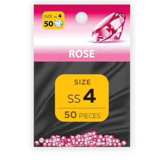 Strass Steine Rose SS4 50 Stk.