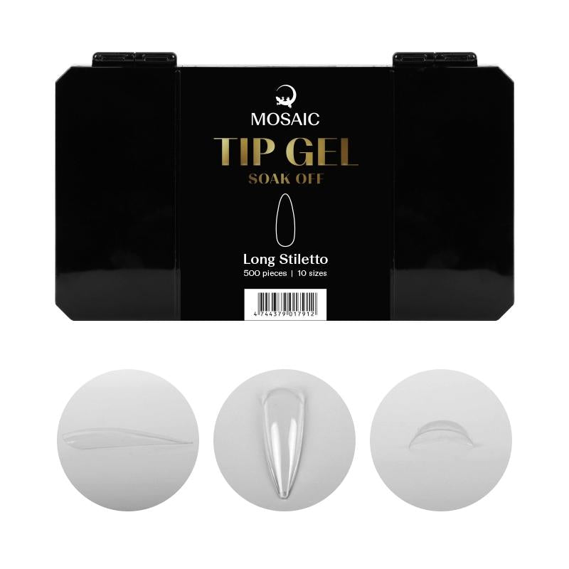 Fullcover Nailtips 500 Stk. Long Stiletto