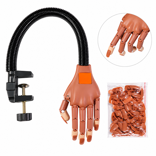 Flexible Profi-Übungshand für Nagelmodellage (inkl. 100 Ersatznägeln)
