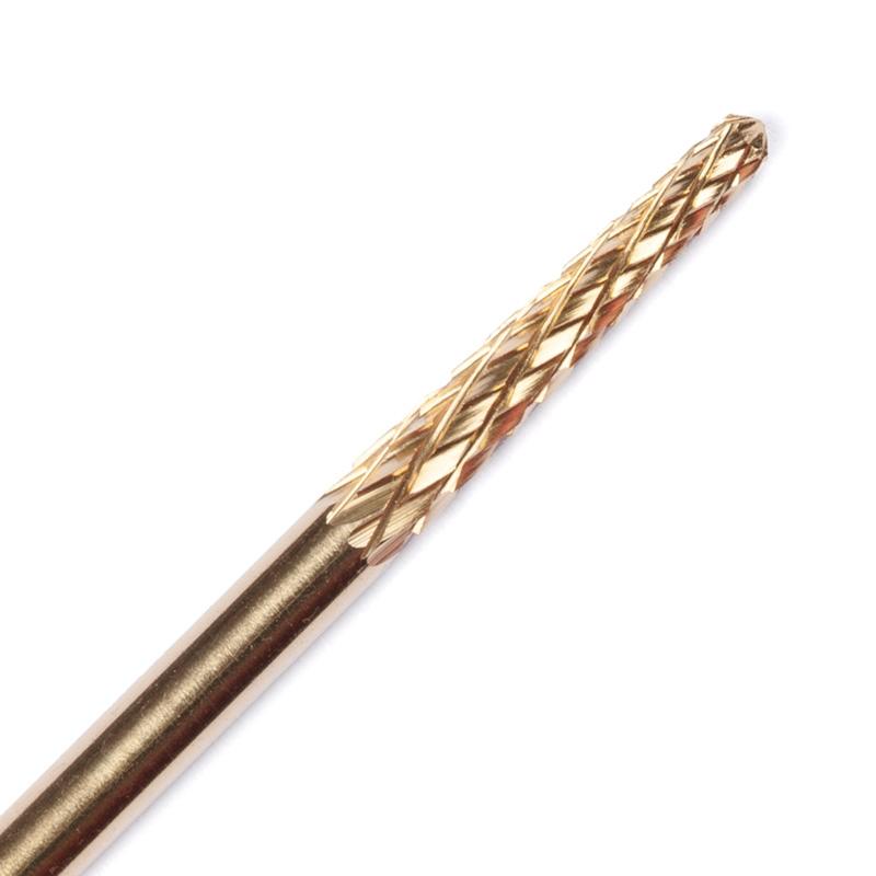 Undernail Reinigungsbit Cone Bit Gold