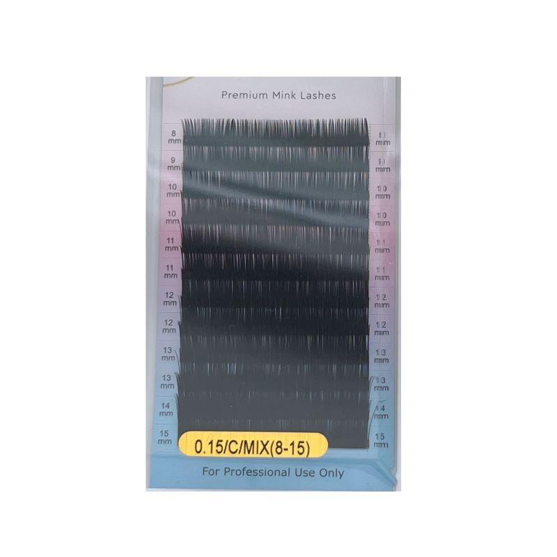 Wimpern SBN 0.15 Mix Tray C Curl (7-9)
