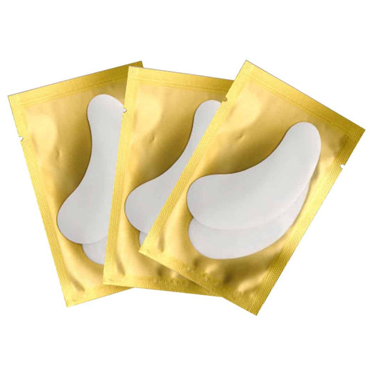 Wimpern Pads 50 Stk. Gold