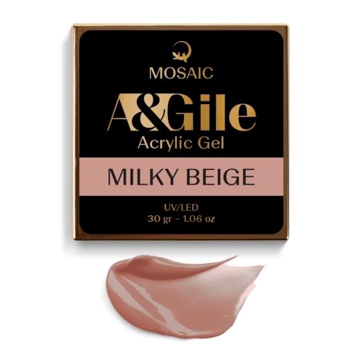 A&Gile Acrylic Gel Milky Beige Mosaic 30gr