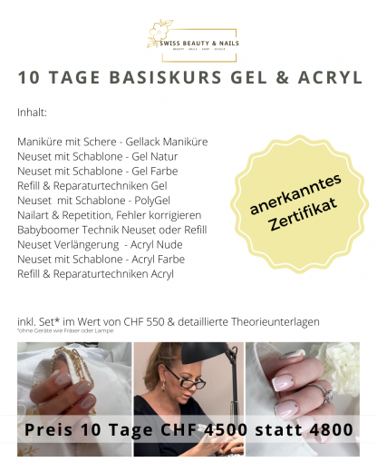 Basis Kurs 10 Tage inkl. Set