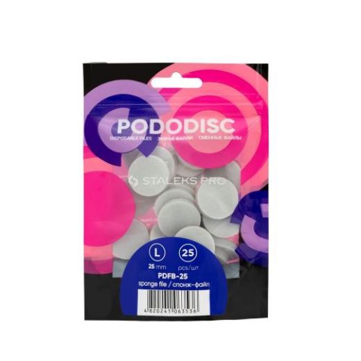 Podo Disk Buff 25mm 25 Stk. Staleks