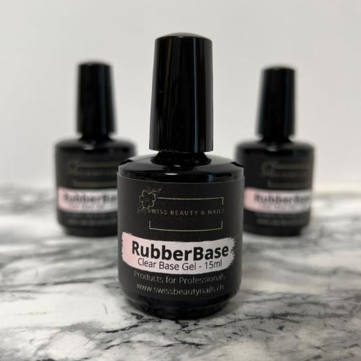 Rubber Base Clear Gel 15ml Swiss Beauty Nails