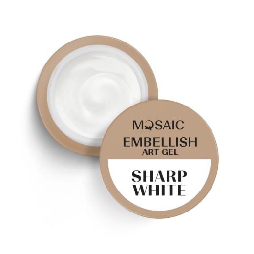 Sharp White Embellish Art Gel 5ml