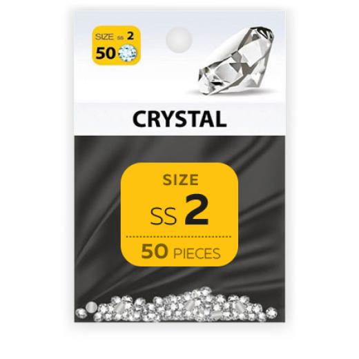 Strass Steine Crystal SS2 50 Stk.