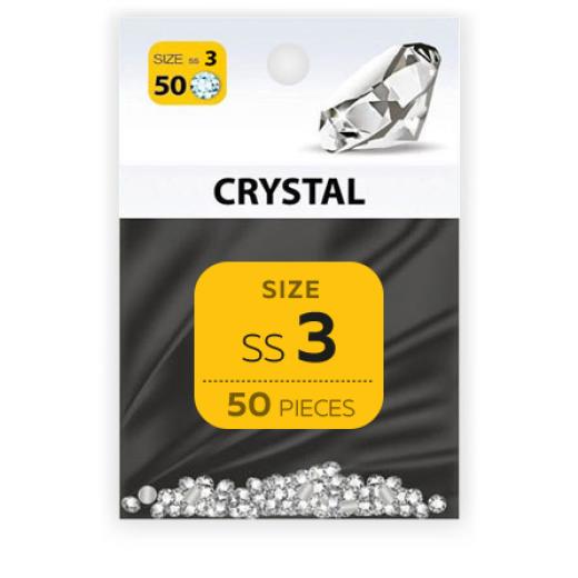 Strass Steine Crystal SS3 50 Stk.