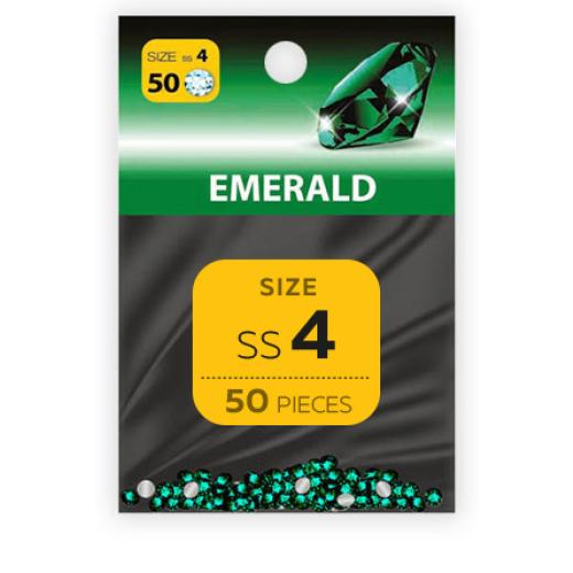 Strass Steine Emerald SS4 50 Stk.