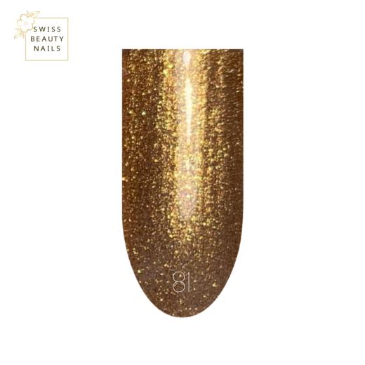 UV Gel Polish Glitter Gold Nr. 81 | 15ml